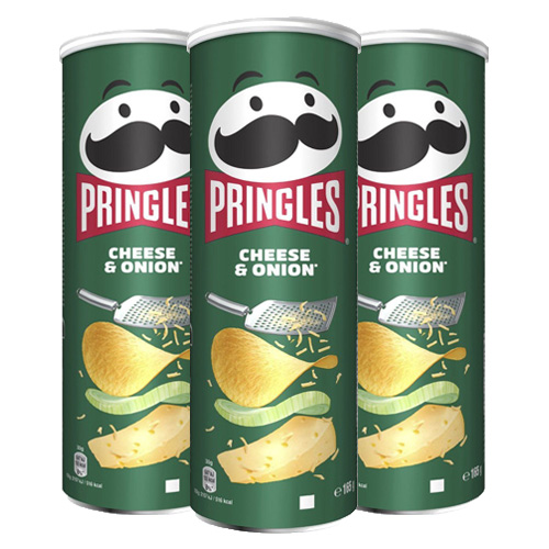 Pringles - Cheese & Onion - 3x 165g