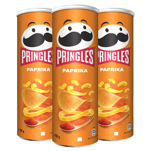 Pringles - Paprika - 3x 165g