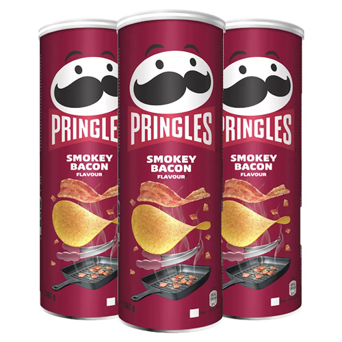 Pringles - Smokey Bacon - 3x 165g