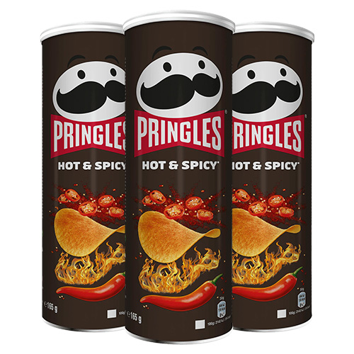 Pringles - Hot & Spicy - 3x 165g