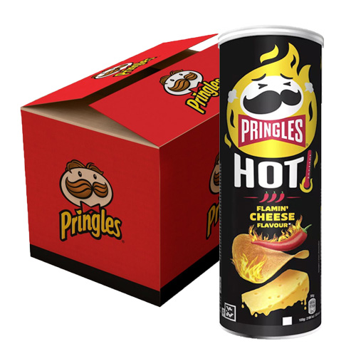 Pringles - HOT Flamin&apos; Cheese Flavour - 19x 165g