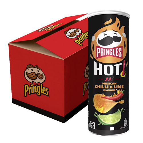 Pringles - HOT Mexican Chilli & Lime Flavour - 19x 165