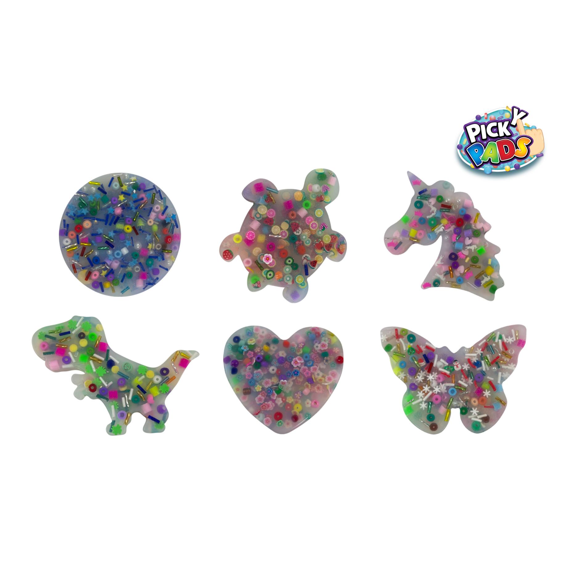 Top1Toys Picky Pads Fidget 8 Cm 6 Assorti