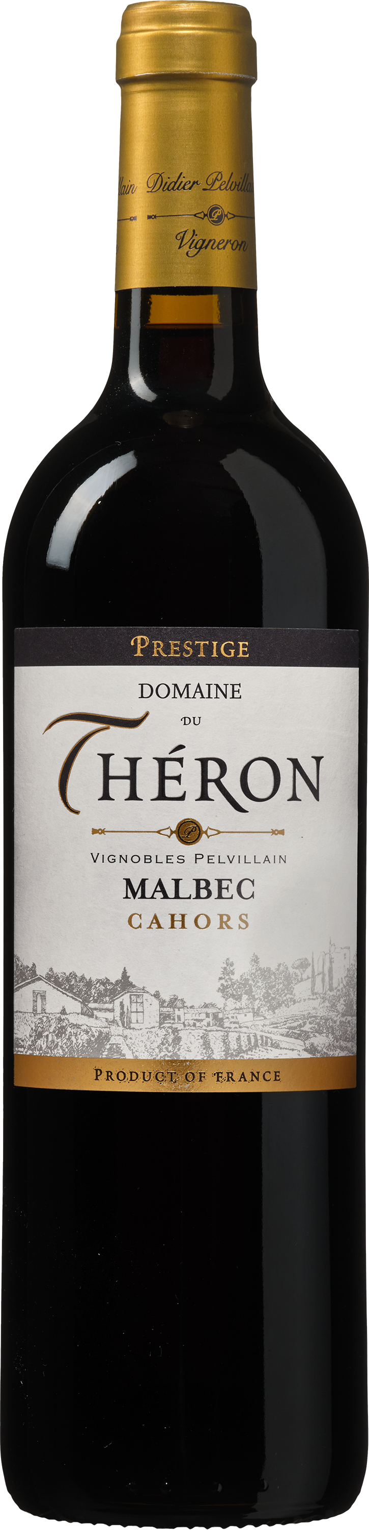 Wijnvoordeel Domaine du Theron Prestige Malbec AOP Cahors - Rood