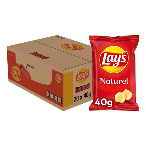 Lay&apos;s - Naturel - 20 Minizakjes