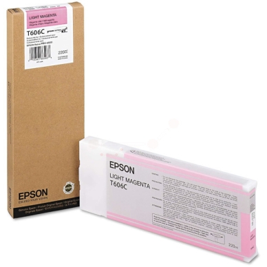 Epson Epson T606C Inktpatroon licht magenta T606C Replace: N/A