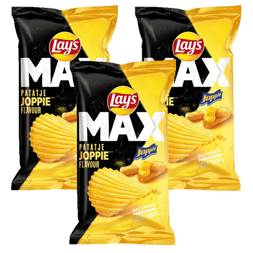 Lay&apos;s - Max Patatje Joppie - 3x 185g