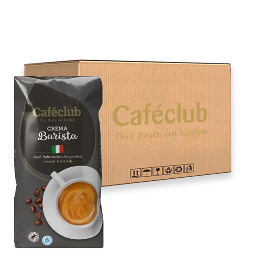 Caféclub - Crema Barista Bonen - 8x 1kg