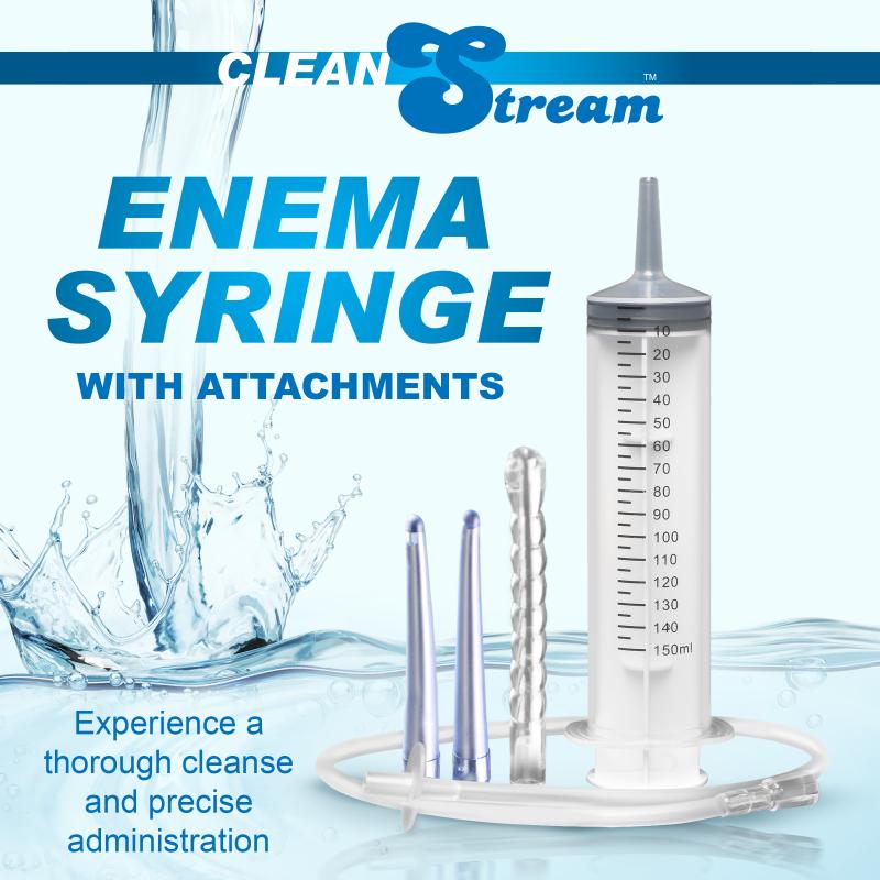 CleanStream XR Brands - Enema Spuit met Accessoires - 150 ml