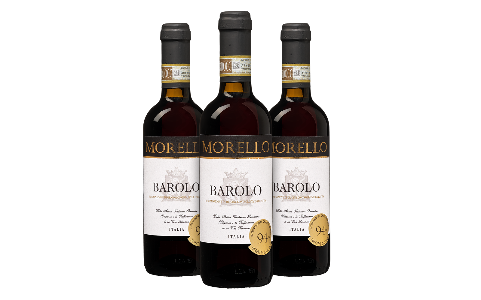 Wijnvoordeel Morello Barolo Probeerpakket kleine flesjes (3x0,375L) - Rood