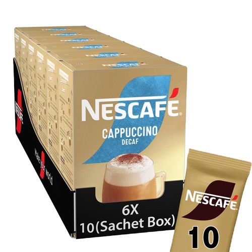 Nescafé - Gold Cappuccino Decaf - 6x 10 zakjes