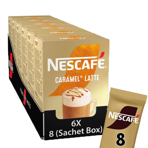 Nescafé - Gold Caramel Latte - 6x 8 zakjes