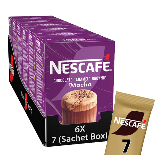 Nescafé - Gold Chocolate Caramel Brownie Mocha - 6x 7 zakjes