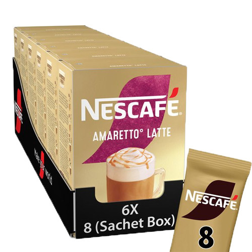 Nescafé - Gold Amaretto Latte - 6x 8 zakjes