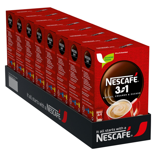 Nescafé - Classic 3 in 1 Oploskoffie - 8x 10 Sticks