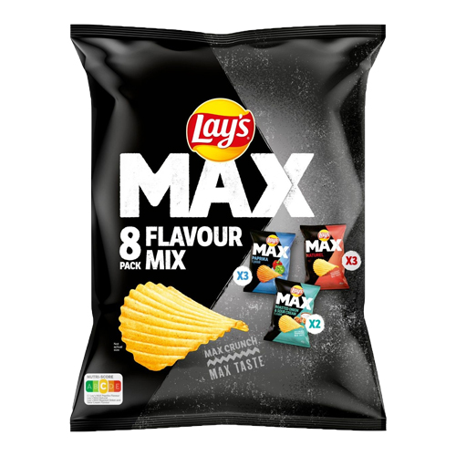 Lay&apos;s - Max Flavour Mix (3 smaken) - 8 Minizakjes