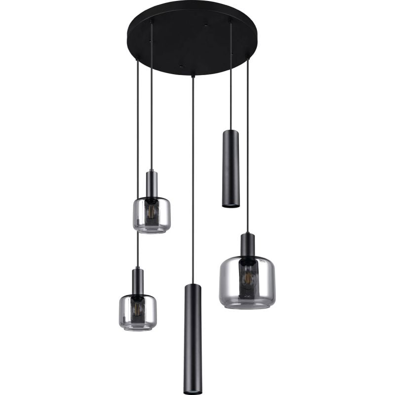 Trendhopper Hanglamp Metaro 5 lichts rond