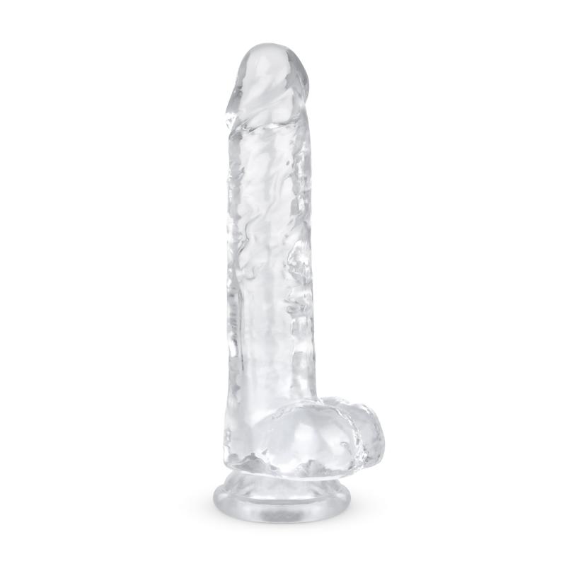 EasyToys Jelly Dildo met ballen - 19 cm