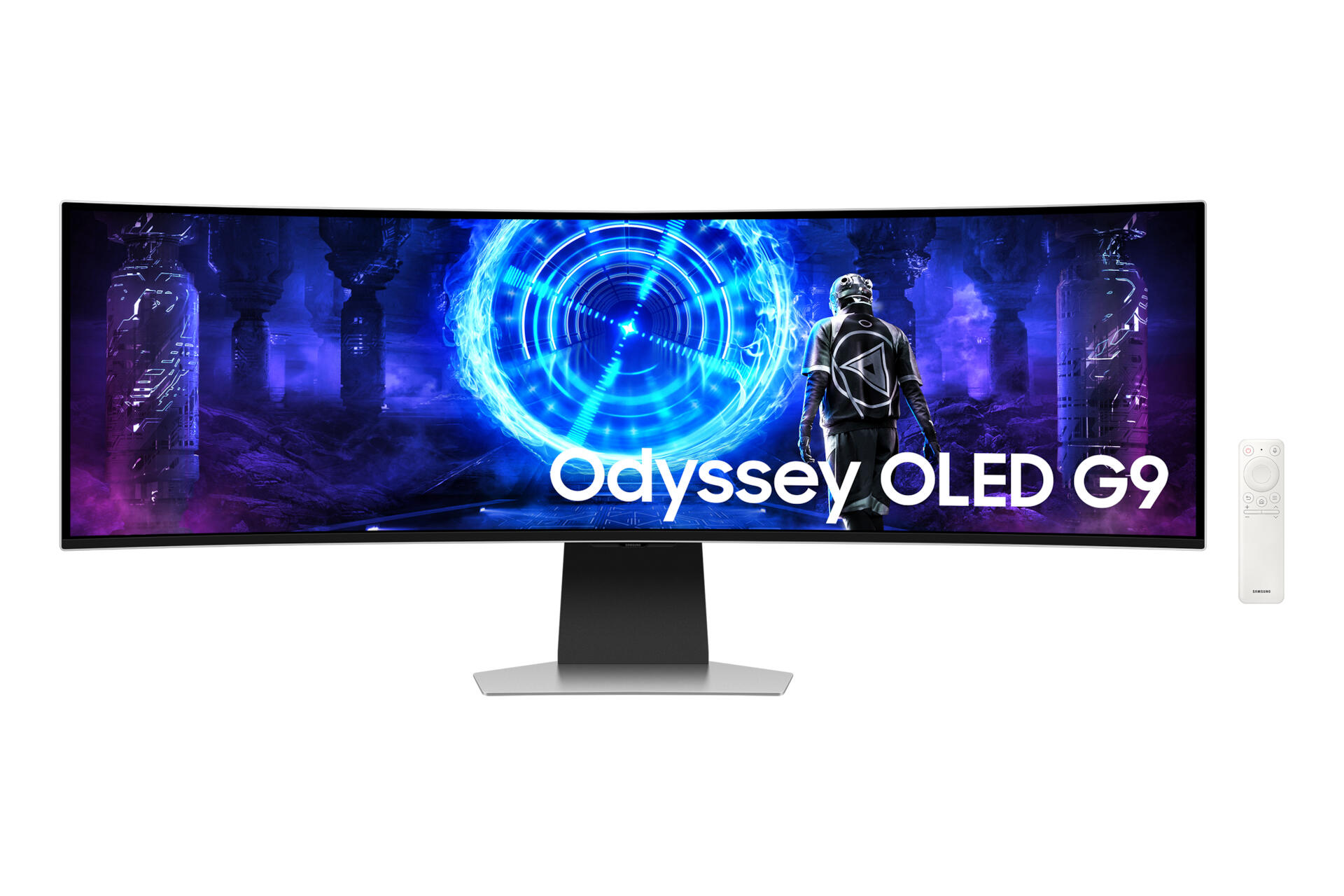 Samsung Odessey G95SD monitor - Silver