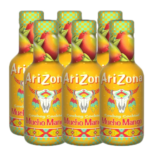 ARIZONA - Cowboy Cocktail Mucho Mango - 6x 500ml