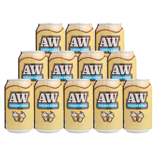 A&W - Cream Soda - 12x 330ml