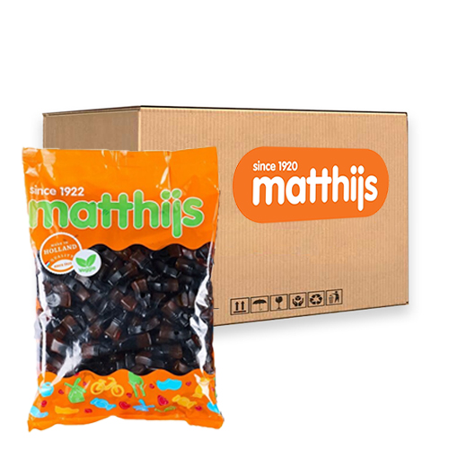 Matthijs - Drop Cola Flesjes - 4x 1kg