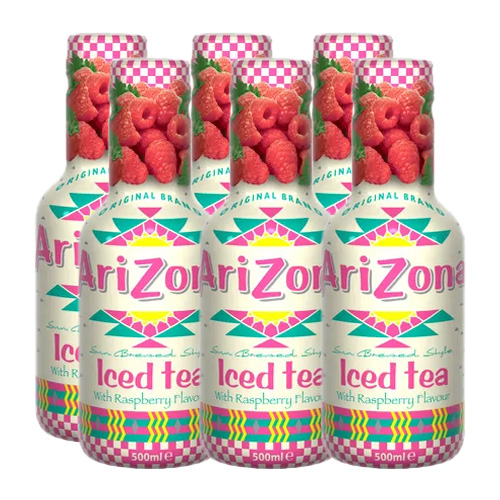 ARIZONA - Iced Tea Raspberry - 6x 500ml