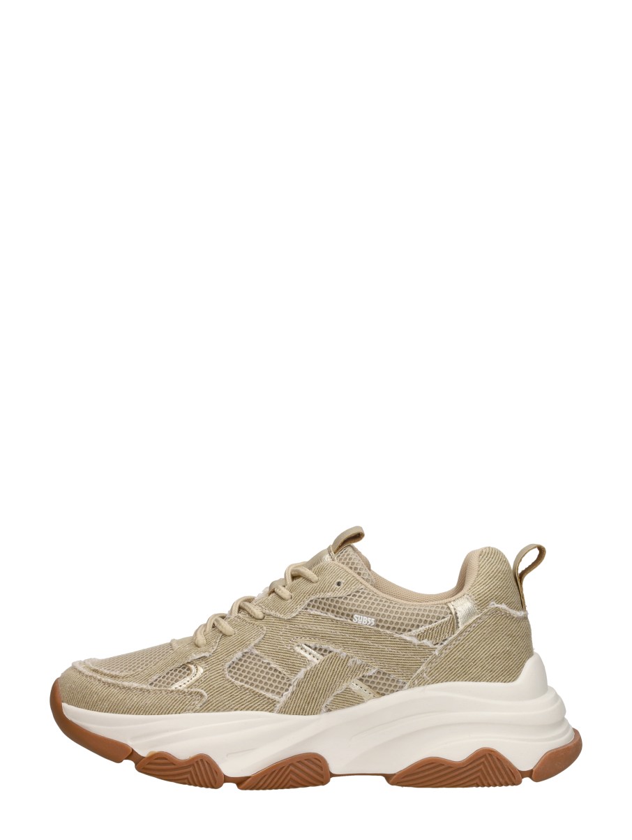 Sub55 - Sneakers Laag - Beige