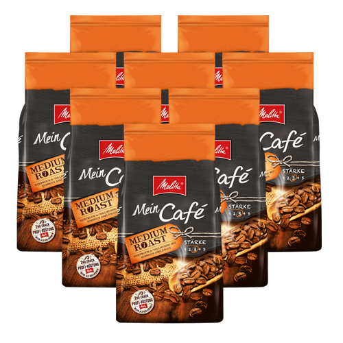 Melitta - Mein Café Medium Roast Bonen - 8x 1kg