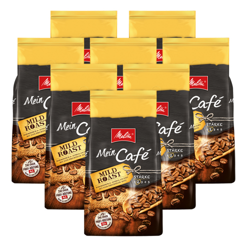 Melitta - Mein Café Mild Roast Bonen - 8x 1kg