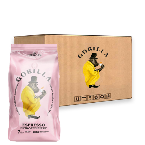 Gorilla - Espresso Decaf Bonen - 12x 1kg