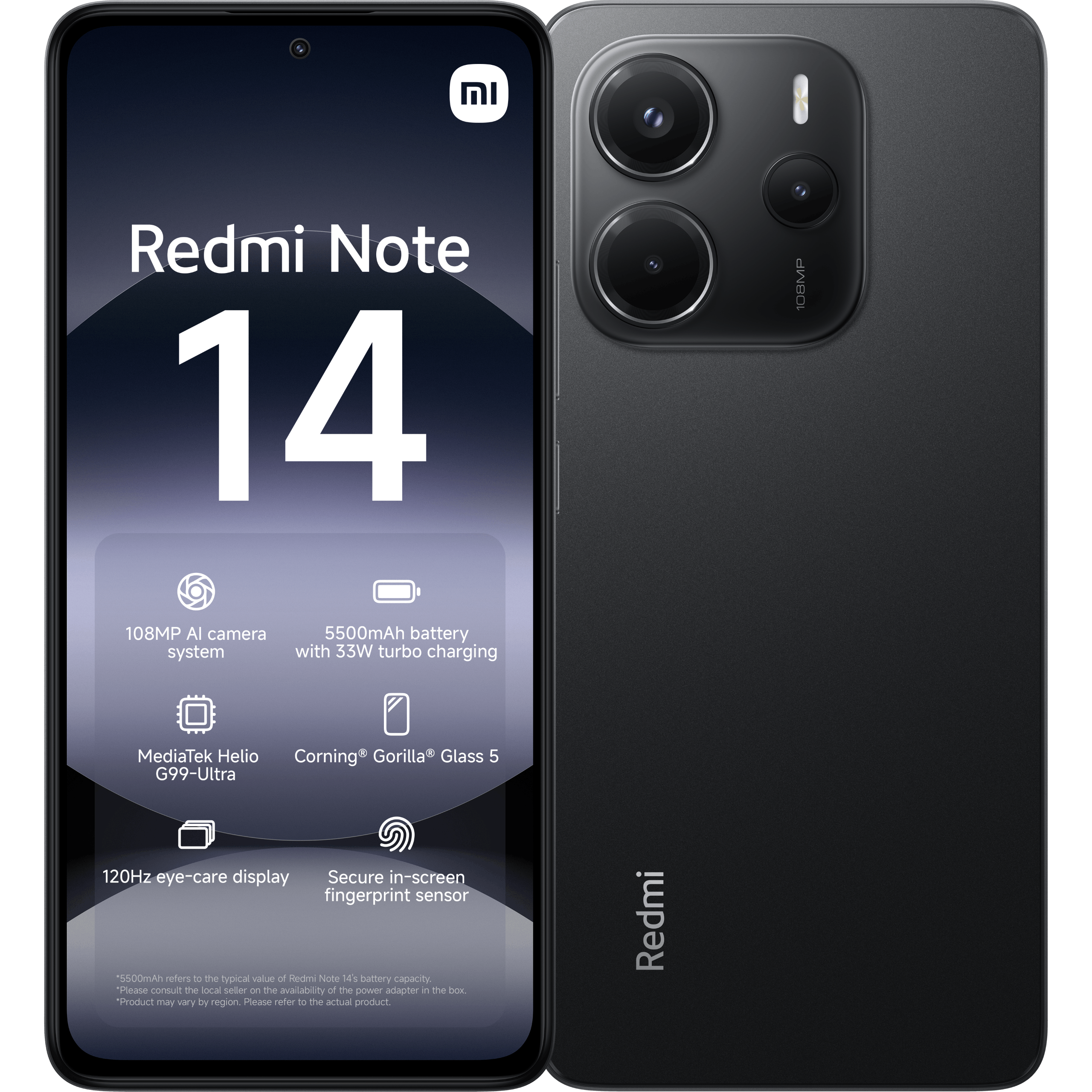 Xiaomi Redmi Note 14 256GB Midnight Black