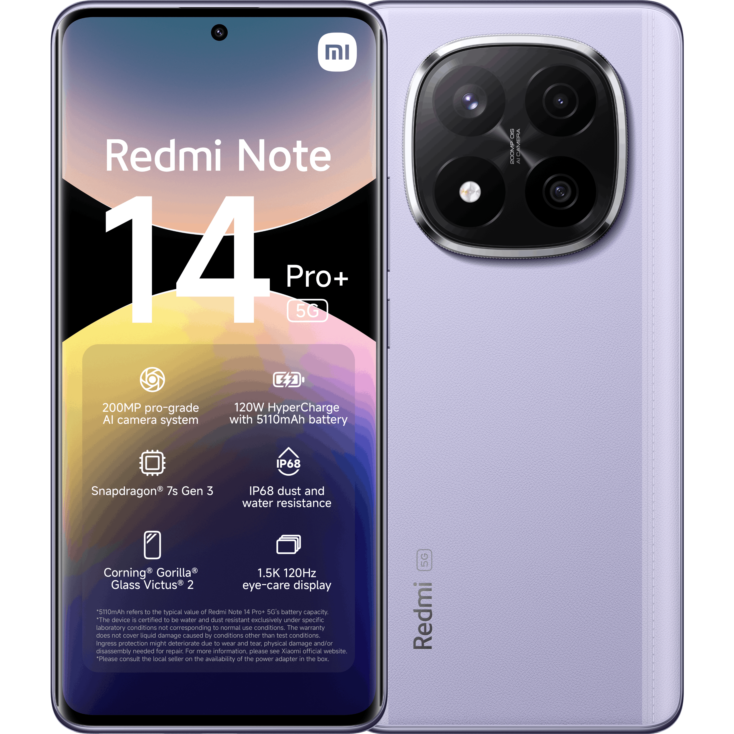 Xiaomi Redmi Note 14 Pro+ 5G 512GB Lavender Purple