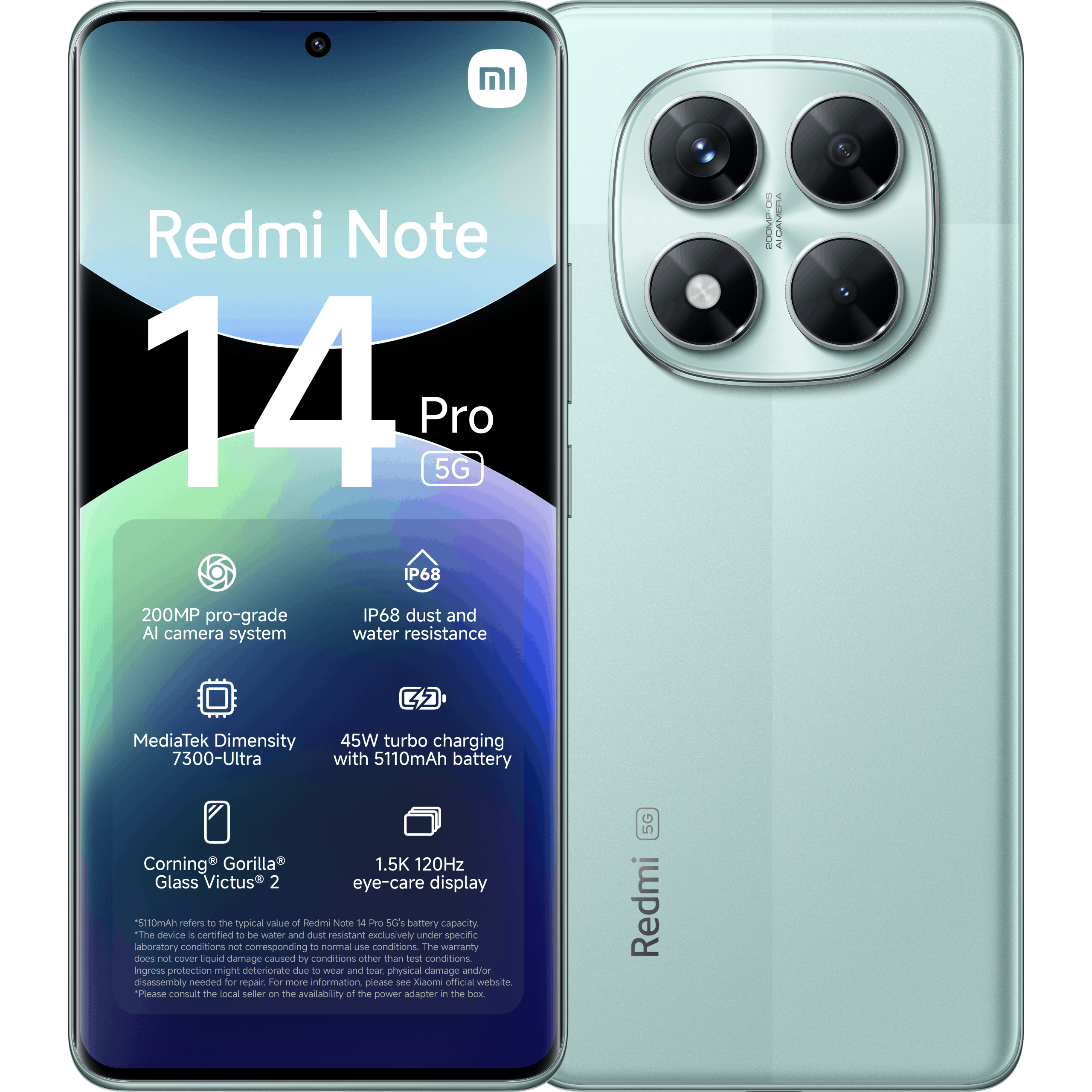 Xiaomi Redmi Note 14 Pro 5G 256GB Coral Green