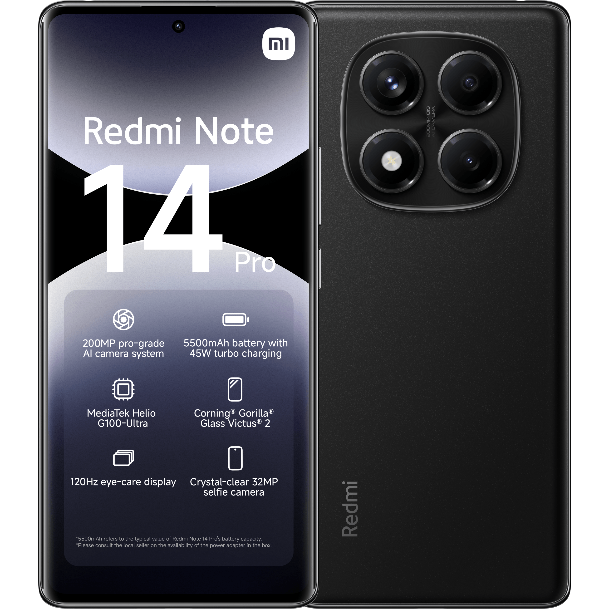 Xiaomi Redmi Note 14 Pro 256GB Midnight Black