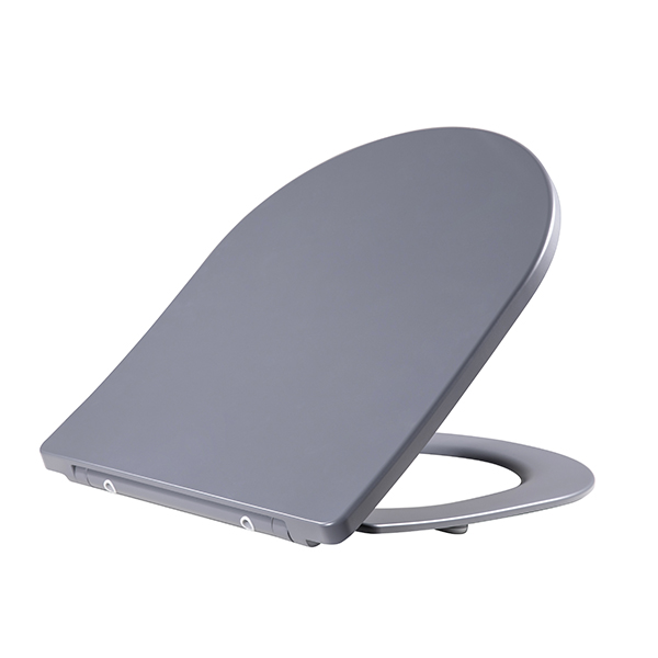 Sanifun Shade Slim toiletzitting + deksel one-touch mat grijs.