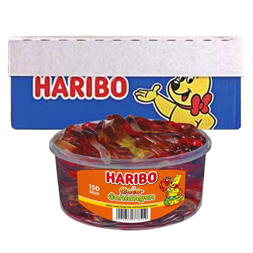 HARIBO - Cola Slangen - 6x 150 stuks