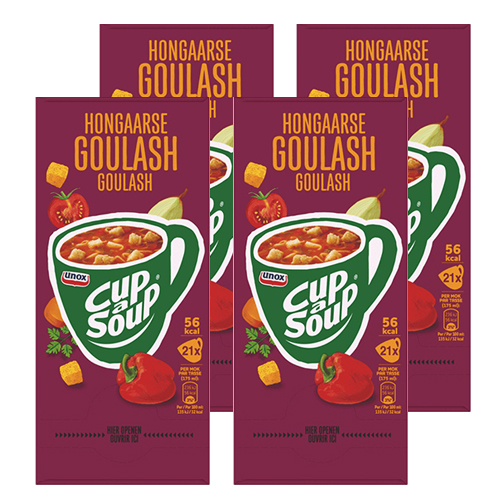 Cup A Soup Cup-a-Soup - Hongaarse Goulash - 4x (21x 175ml)