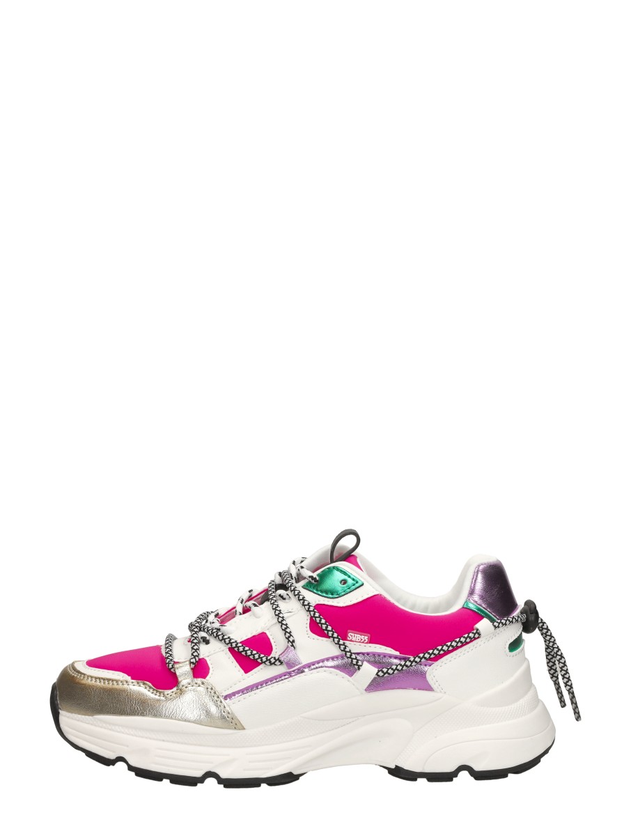 Sub55 - Sneakers Laag Fuchsia