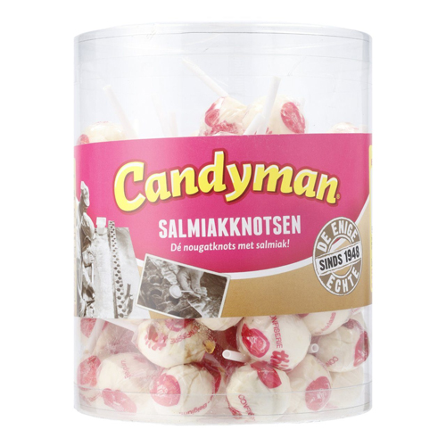 Candyman - Salmiakknotsen - 60 stuks