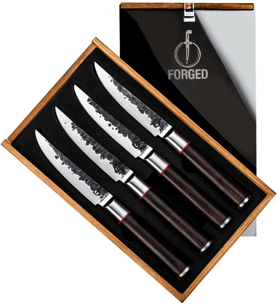 Forged Sebra Steakmes Set 4 | Keukenmessen | 8720039623644