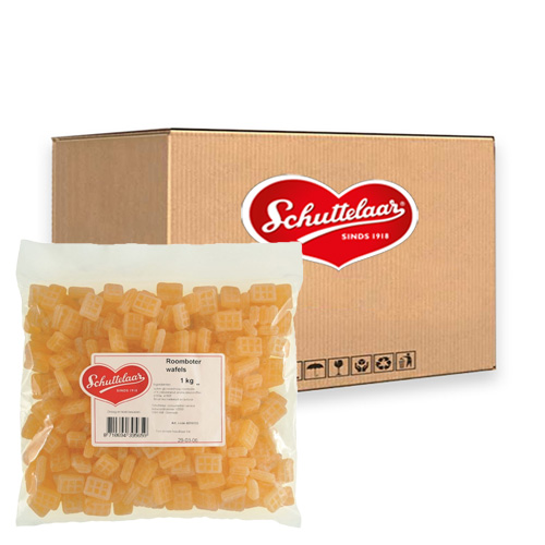 Schuttelaar - Roomboterwafels - 6x 1kg