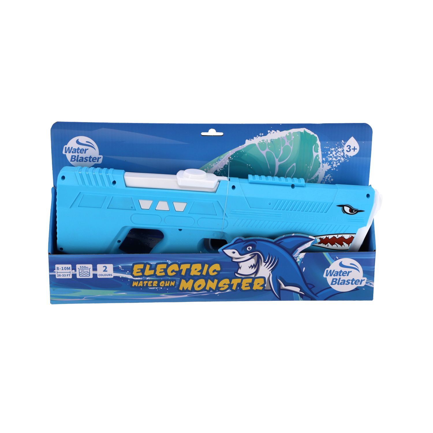 Top1Toys Waterpistool Elektronisch 43 cm (usb oplaadbaar) - Blauw