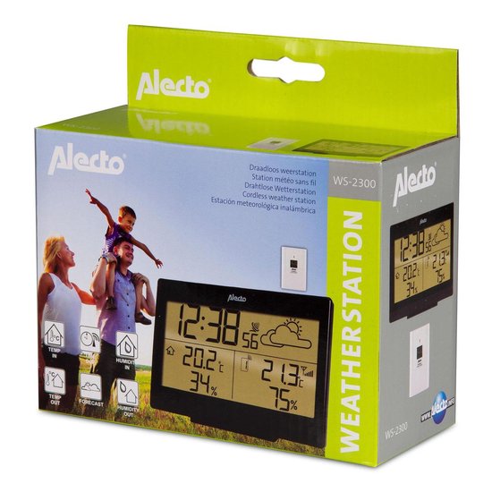 Alecto WS-2300 - Zwart