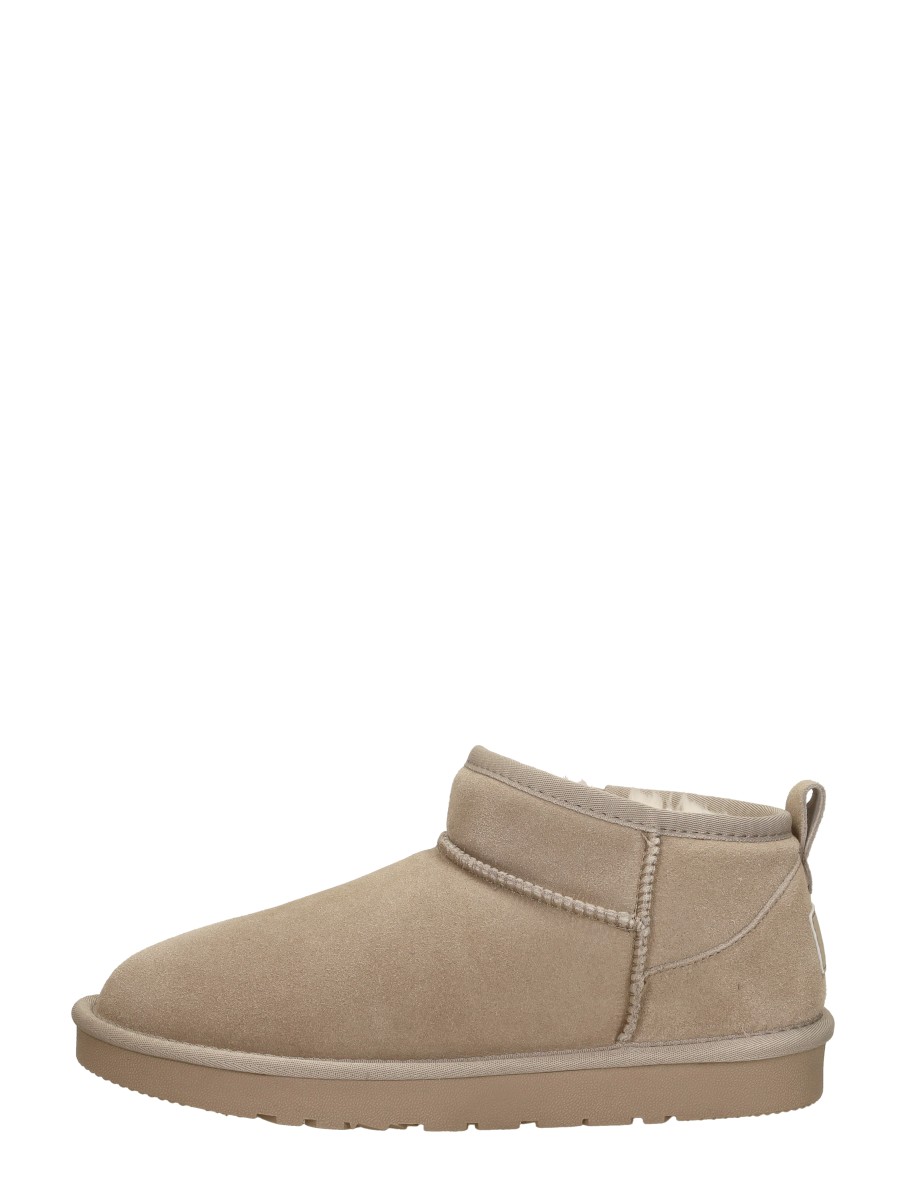 Sub55 - Enkellaarsjes Plat - Beige