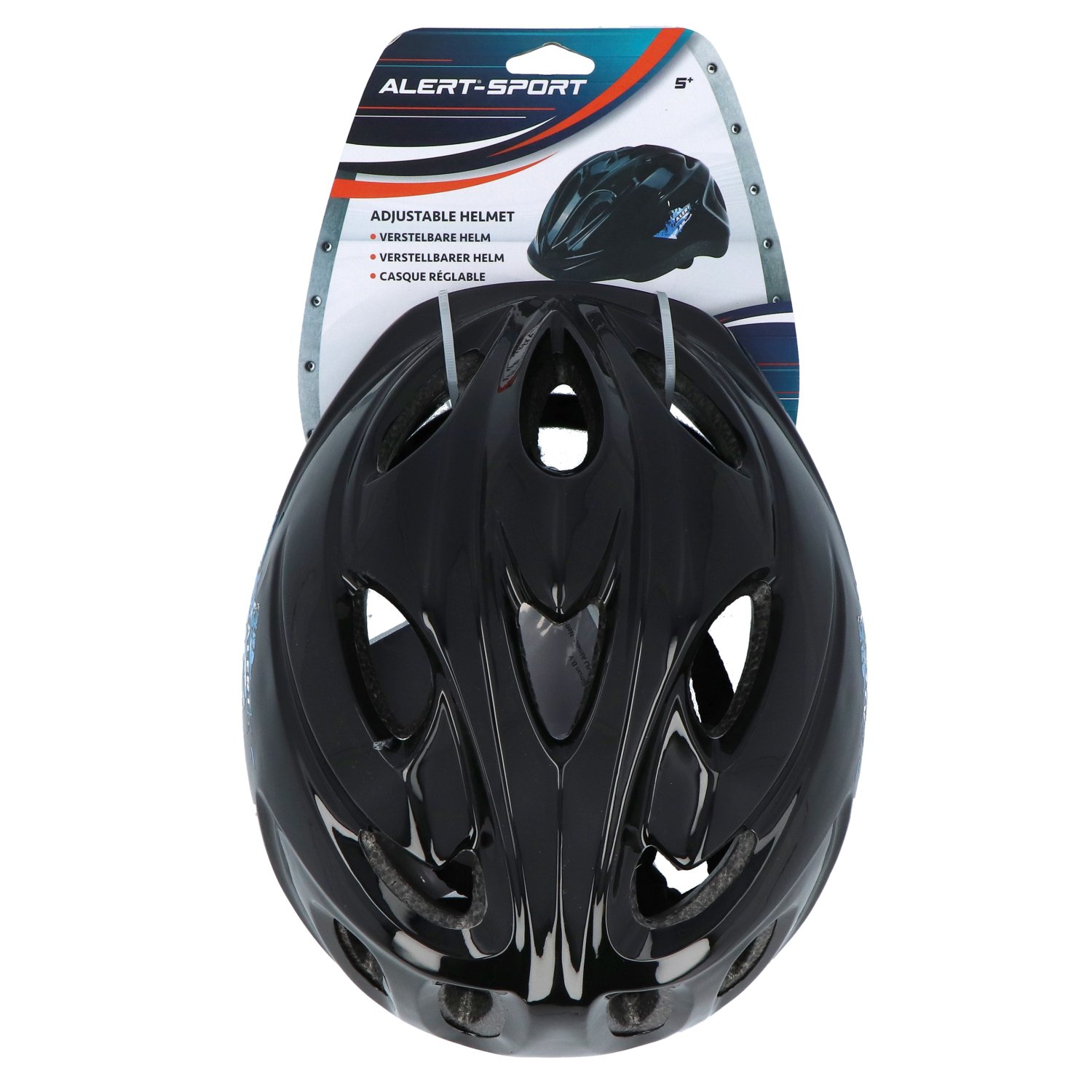 Alert Sport Skate Helm Verstelbaar - Zwart