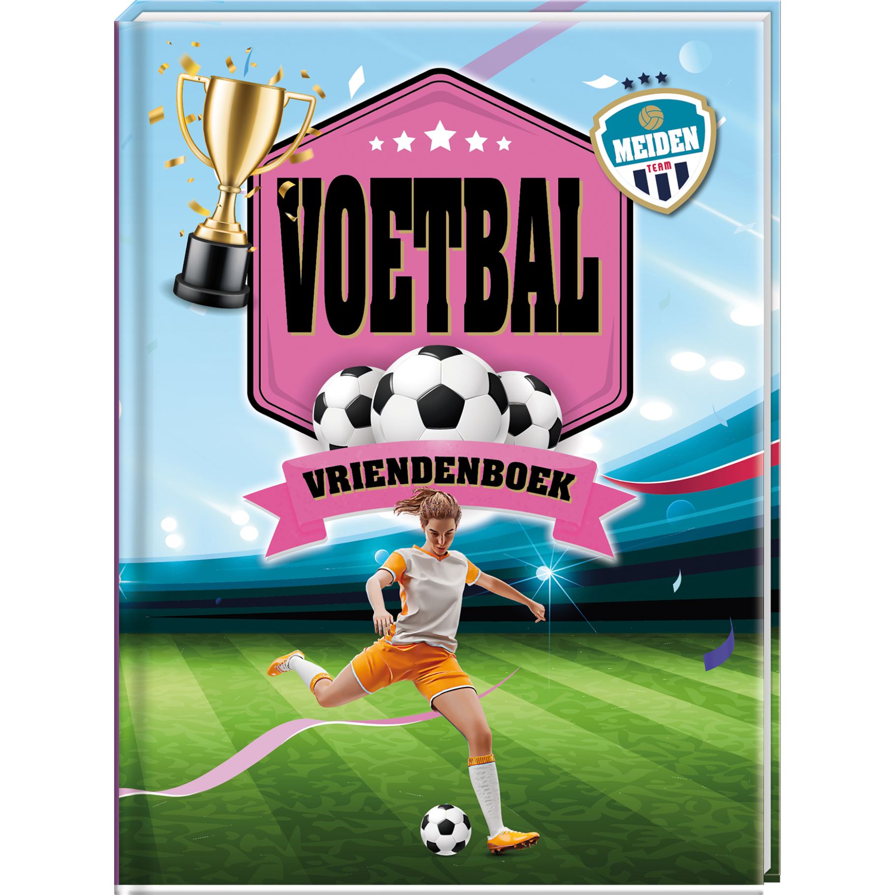 Top1Toys Vriendenboek voetbal meisjes