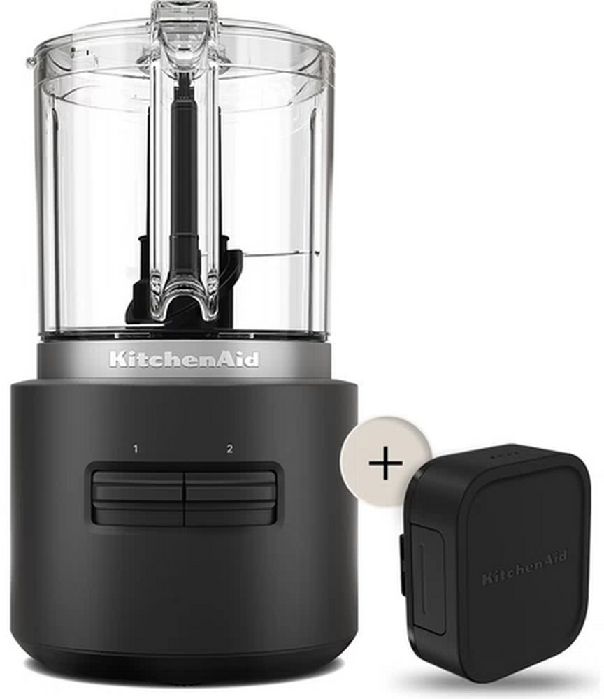 Kitchenaid Draadloze Hakmolen 5KFCR531BM met Batterij | Hakmolens | 5413184124007