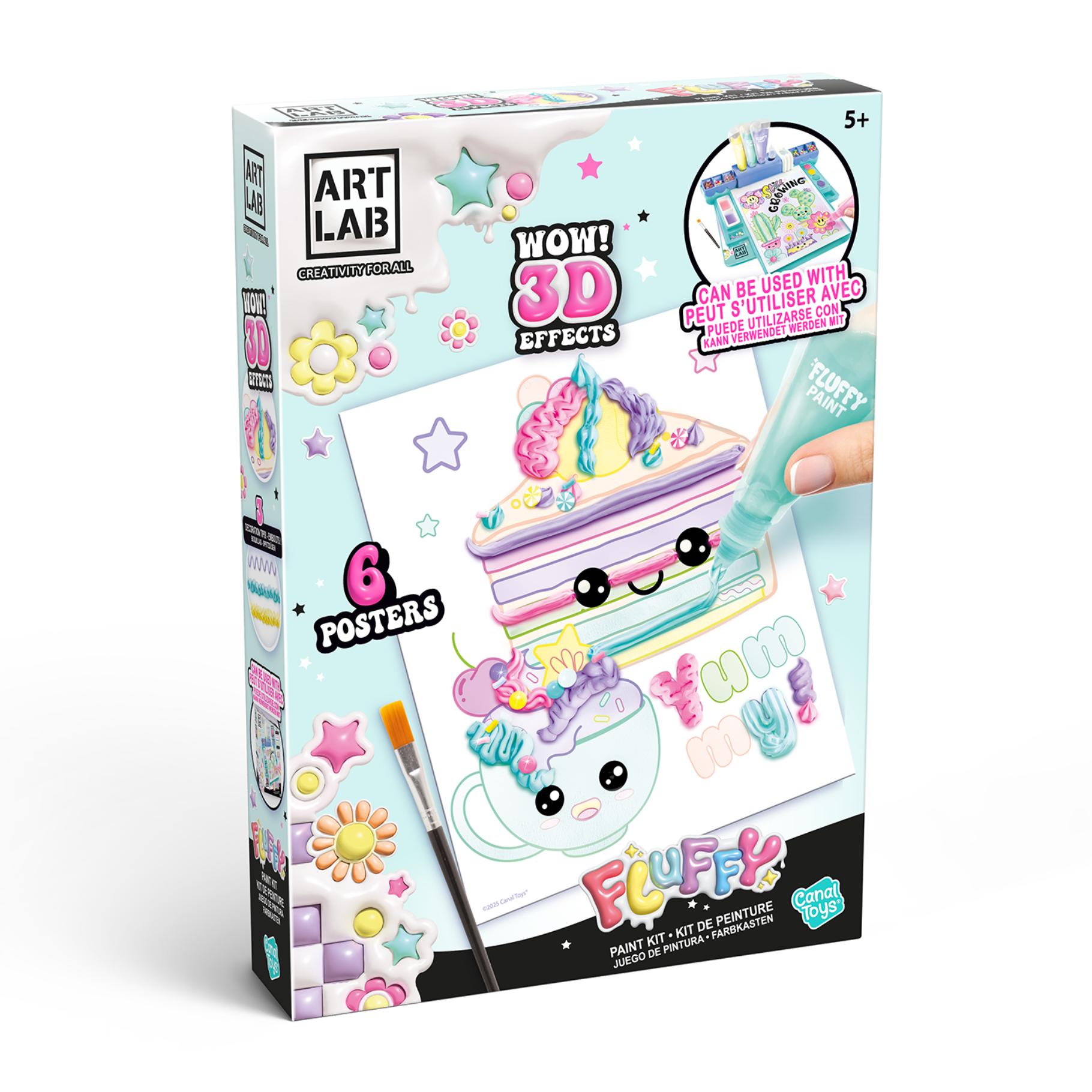 Top1Toys Fluffy schilder set