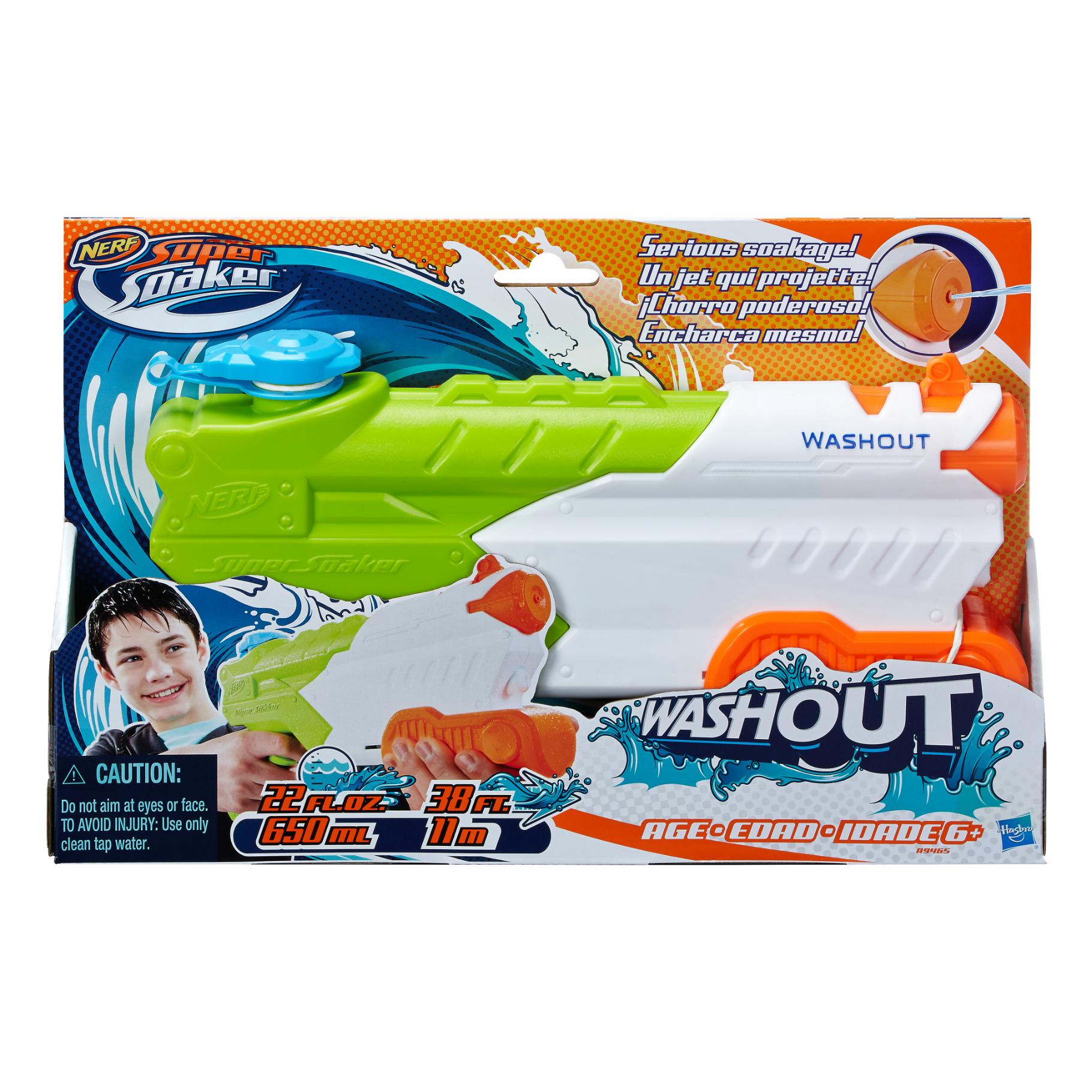 Top1Toys Nerf Supersoaker Washout - Blauw